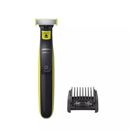 Philips | OneBlade Shaver/Trimmer, Face | QP2721/20 | Operating time (max) 45 min | Wet & Dry | NiMH | Black/Yellow